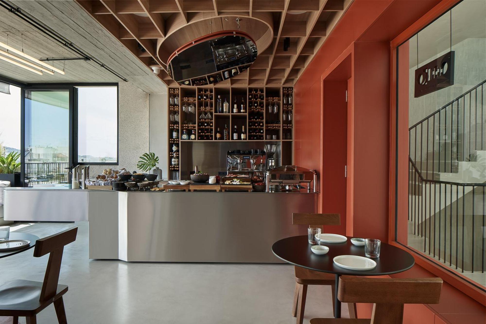 The Newel Psychiko Atenas Exterior foto The kitchen at the restaurant