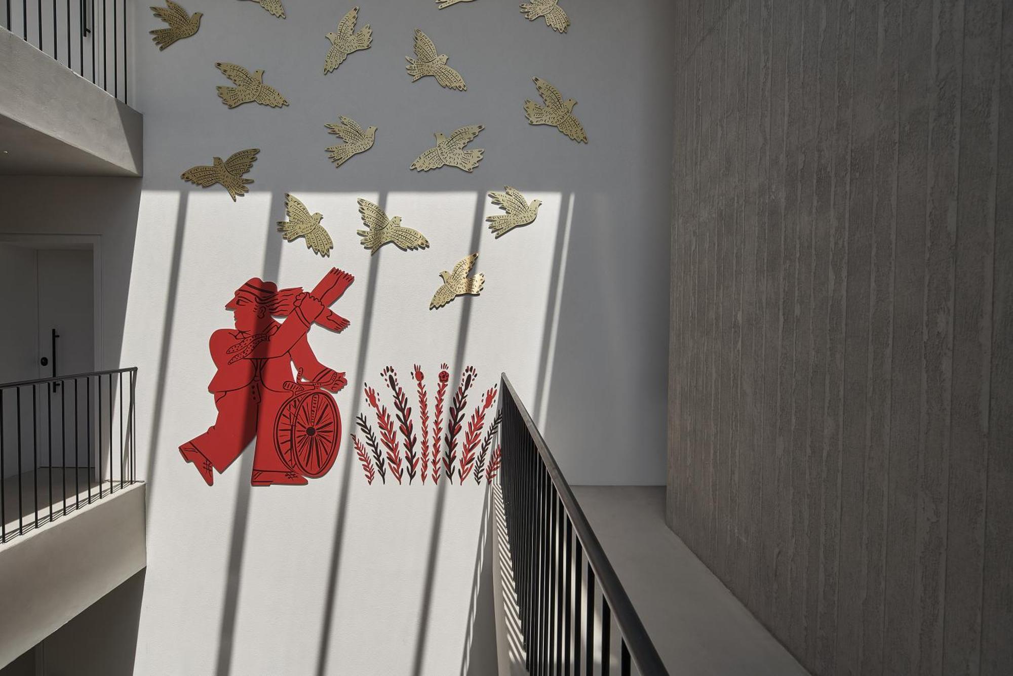 The Newel Psychiko Atenas Exterior foto The staircase